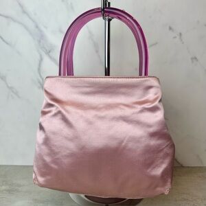 SOLD Vintage Prada Pink Satin Handbag